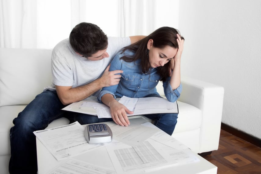 bad financial situation