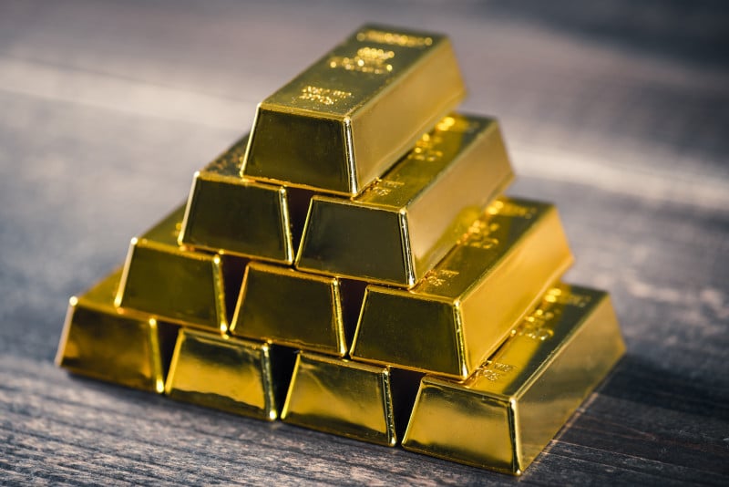 stack of gold bars