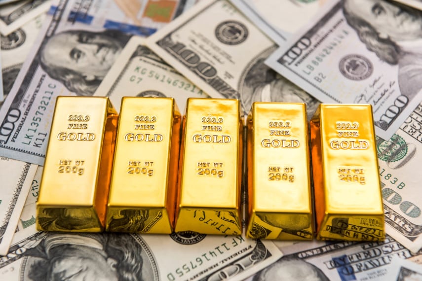 gold and money